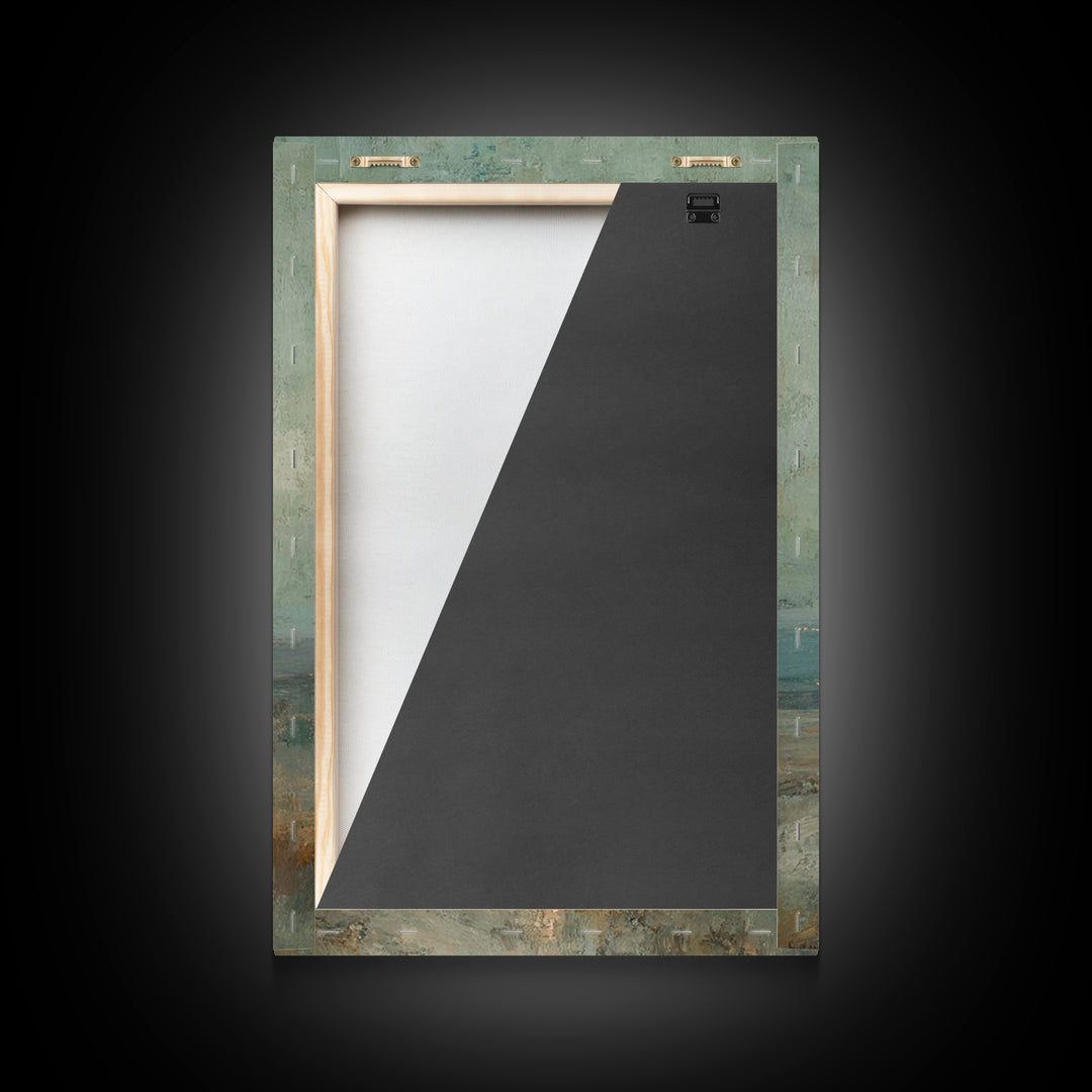 Night Caravan – Framed Canvas Print – Jesus Painting – Christian Wall Art – Christian Christmas Art – Christian Art Canvas