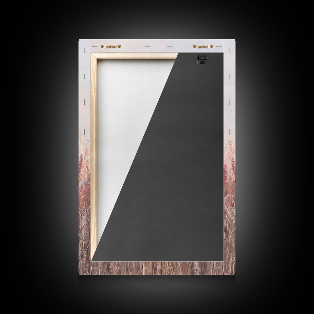 Rose Dawn Cross – Framed Canvas Print – Christian Art Canvas – Christian Wall Art – White Christmas Art – Christian Christmas Decor – Chris