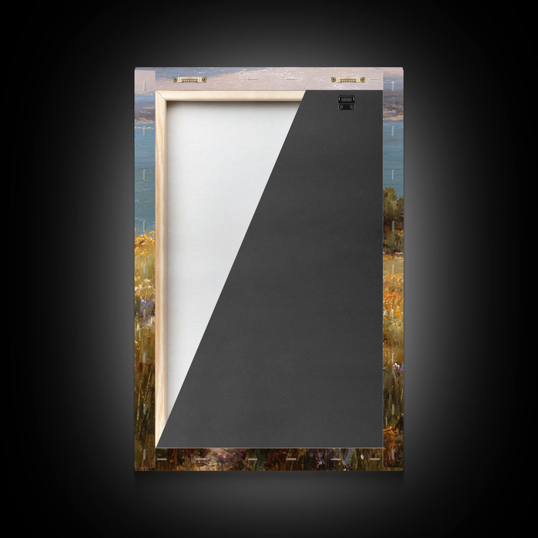 Garden Of Peace – Framed Canvas Print – Christian Painting – Christian Wall Art – Jesus Art Print – Christian Art Canvas – Christian Christ