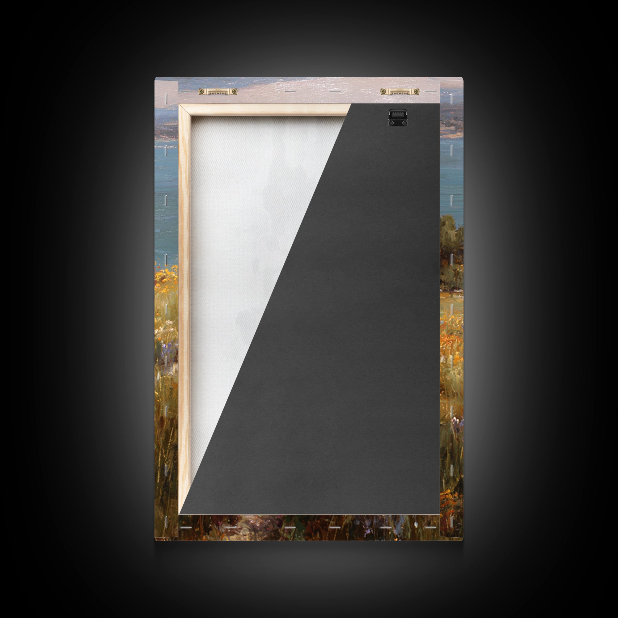 Garden Of Peace – Framed Canvas Print – Christian Painting – Christian Wall Art – Jesus Art Print – Christian Art Canvas – Christian Christ