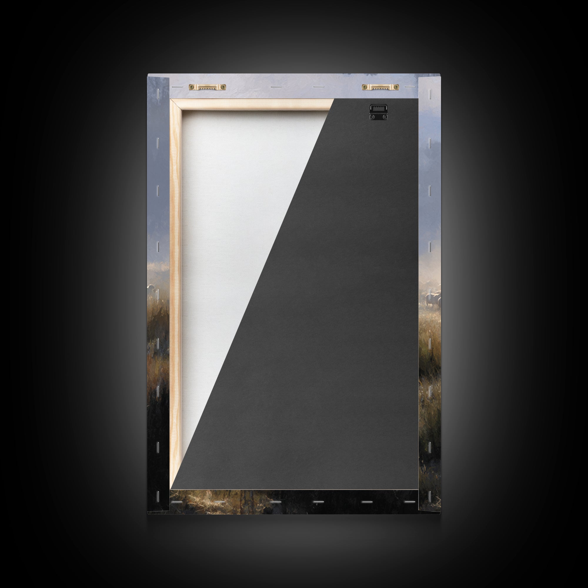 Gentle Keep – Framed Canvas Print – Christian Art Canvas – Christian Wall Art – Jesus Painting – Christian Art Print – Modern Christian Art