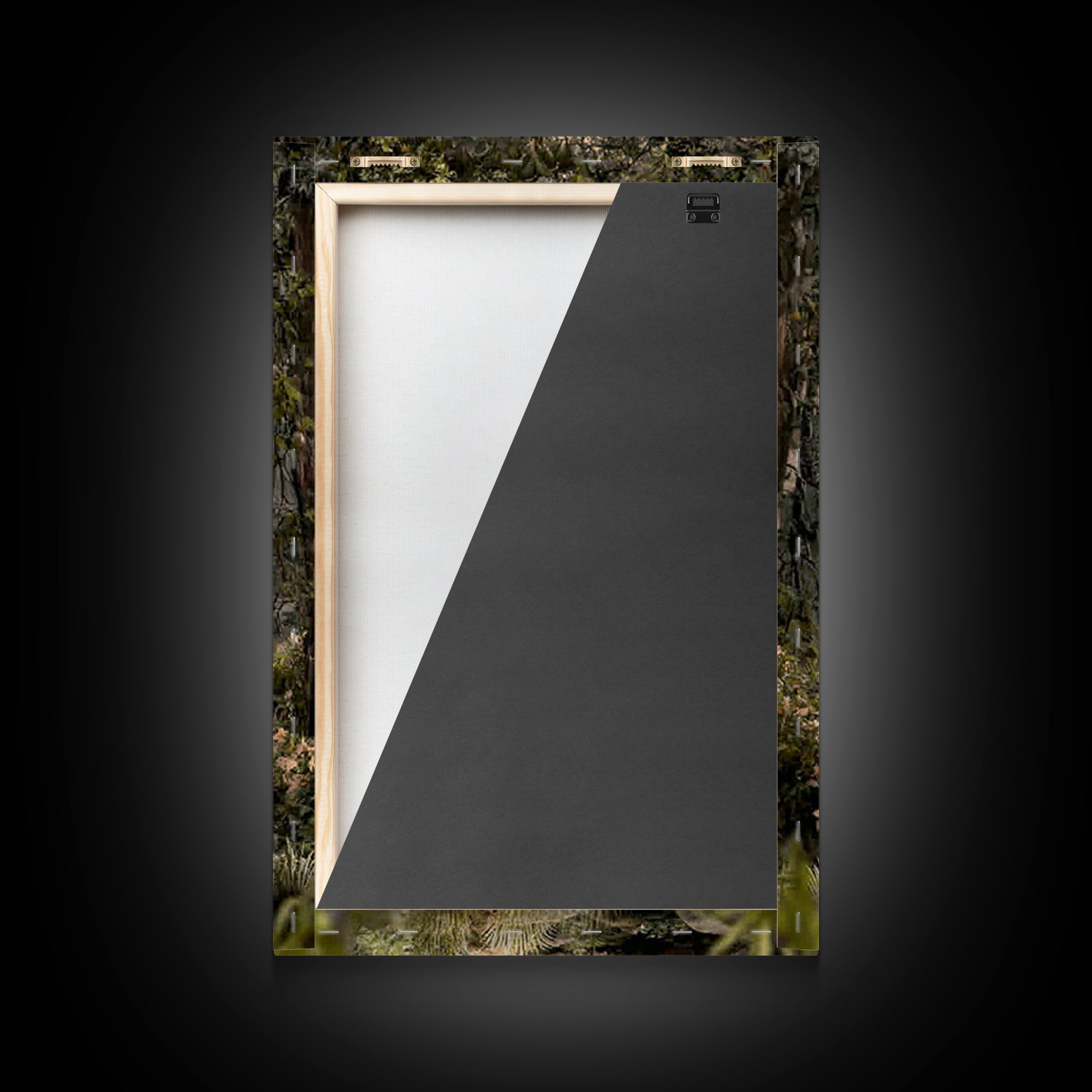 Forest Sanctuary – Framed Canvas Print – Christian Wall Art – Moody Christian Art – Christian Art Canvas – Christian Painting – Unique Chri