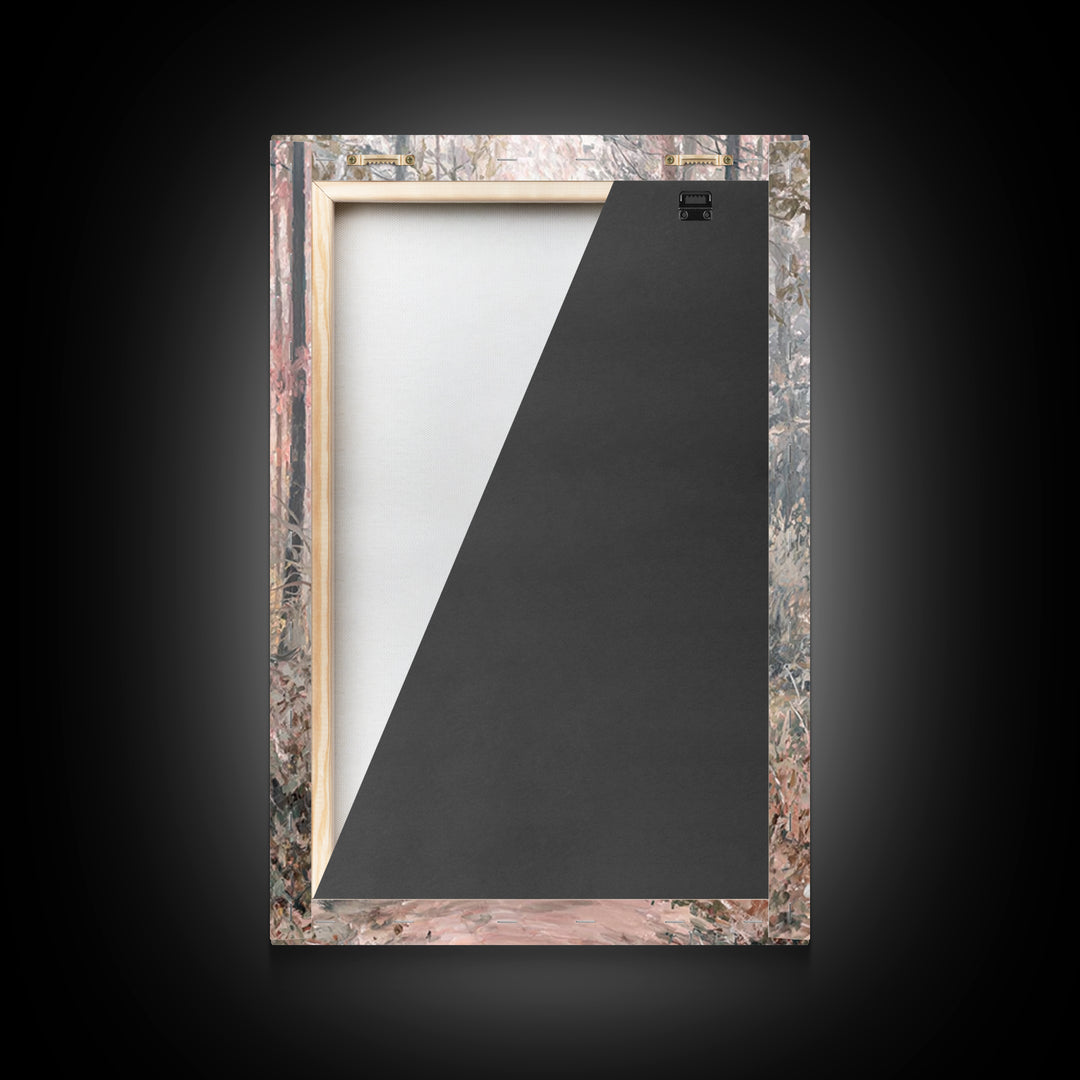 Hallowed Path – Framed Canvas Print – Jesus Painting – Christian Wall Art – Christian Art Canvas – Subtle Christian Art – Moody Christian A