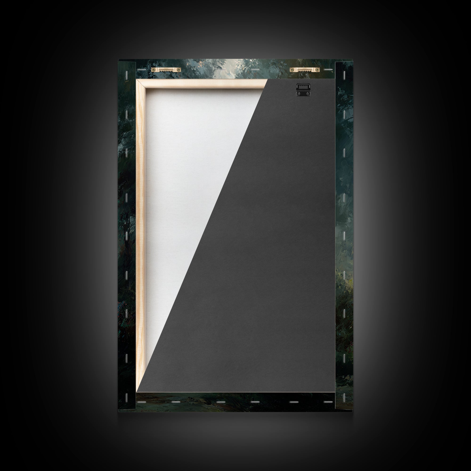 Dawn Of Peace – Framed Canvas Print – Christian Art Canvas – Christian Wall Art – Jesus Painting – Modern Christian Painting – Moody Christ