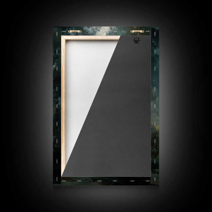 Dawn Of Peace – Framed Canvas Print – Christian Art Canvas – Christian Wall Art – Jesus Painting – Modern Christian Painting – Moody Christ