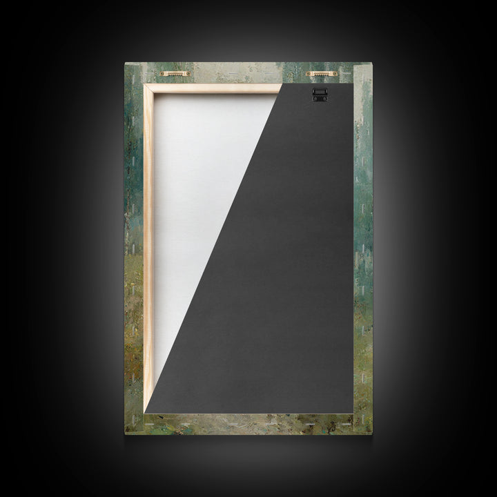 Forest Light – Framed Canvas Print – Christian Wall Art – Christian Art Canvas – Modern Christian Art – Jesus Painting – Christmas Art