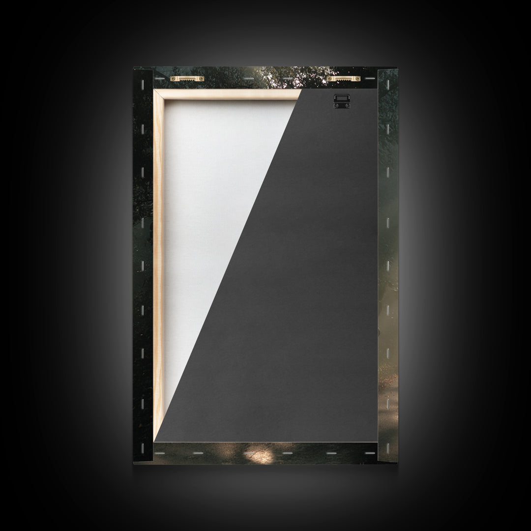 Light Of Dawn – Framed Canvas Print – Christian Art Canvas – Christian Wall Art – Jesus Painting – Moody Christian Art – Christmas Art Prin