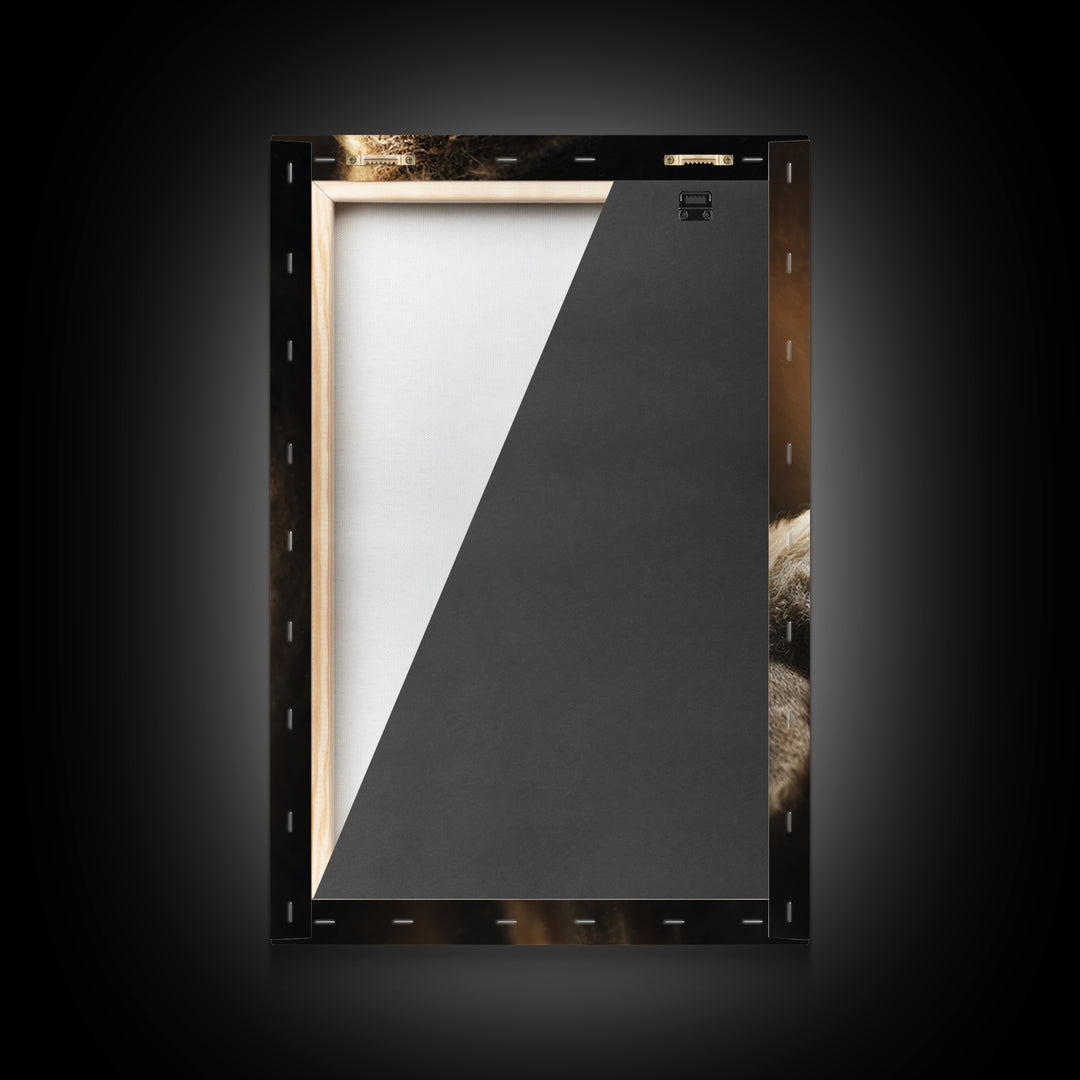 Gentle Blessing – Framed Canvas Print – Christian Wall Art – Jesus Painting – Christian Art Canvas – Christian Gift Ideas