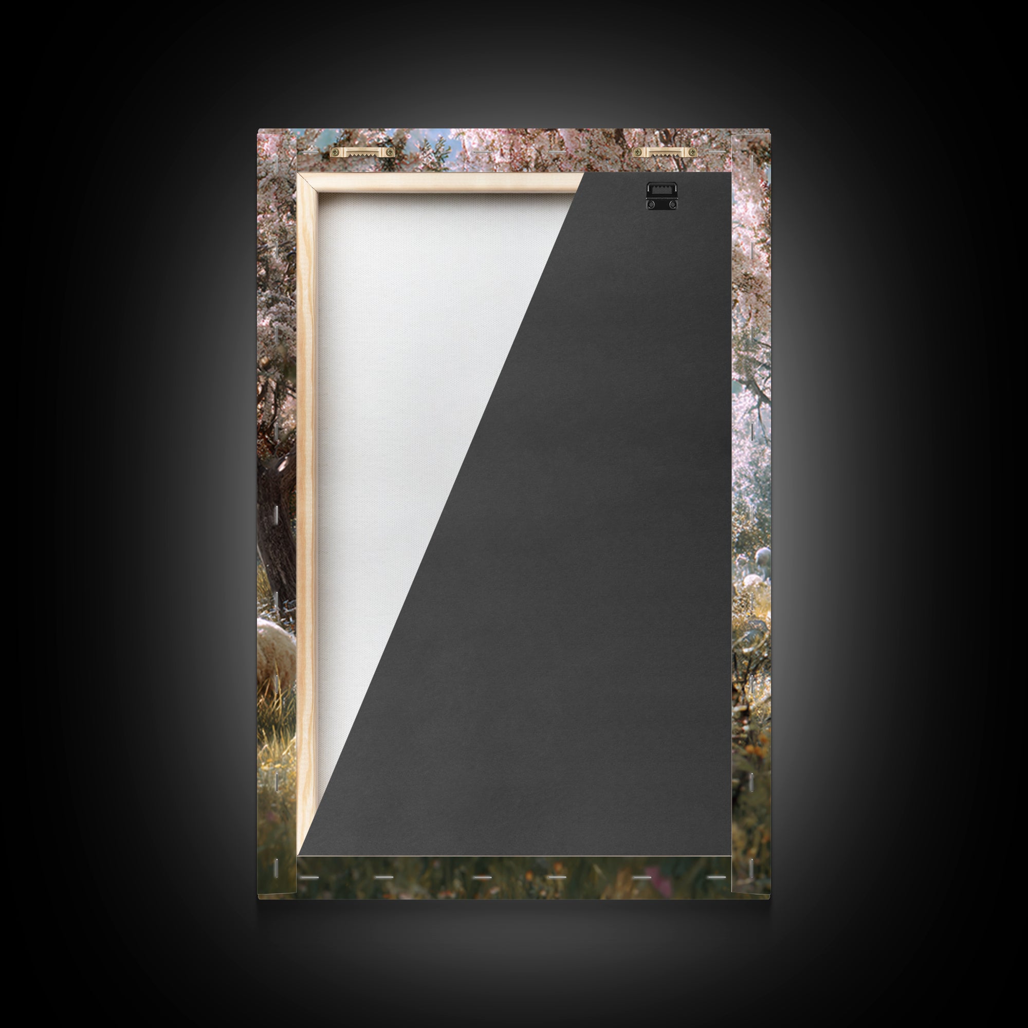 Fields Of Promise – Framed Canvas Print – Christian Art Canvas – Christian Wall Art – Jesus Painting – Christian Gift Ideas – Christian Art