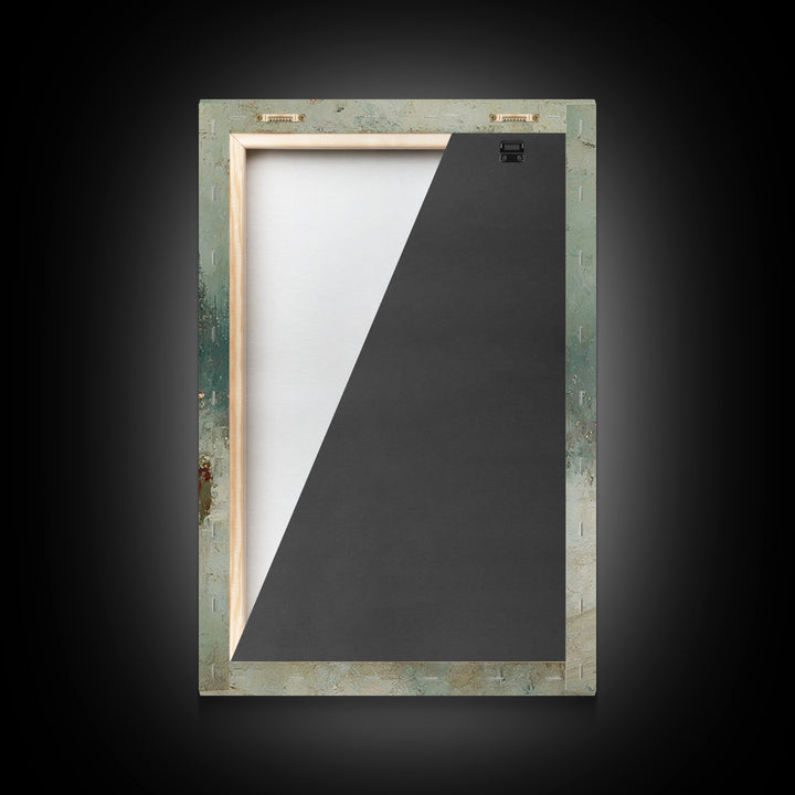 Silent Gathering Grace – Framed Canvas Print – Christian Christmas Art – Christian Wall Art – Moody Christmas Art – Christian Art Canvas –
