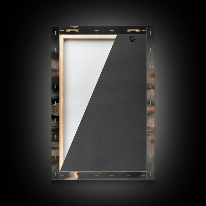 Dawn Of The Cross – Framed Canvas Print – Christian Art Canvas – Minimalist Christian Art – Christian Wall Art – Christian Decor – Subtle C