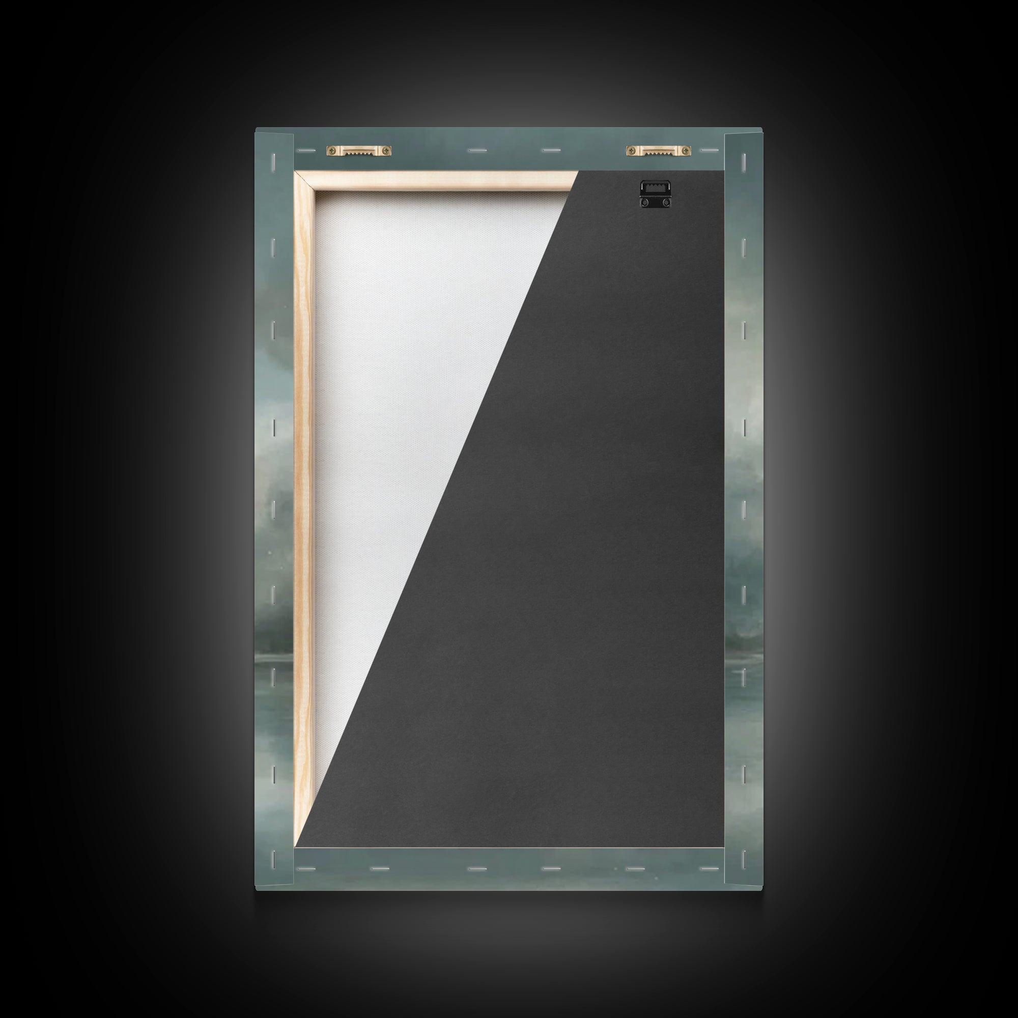 Calm Morning Cross – Framed Canvas Print – Christian Art Canvas – Christian Wall Art – Minimalist Christian Art – Subtle Christian Art – Ch