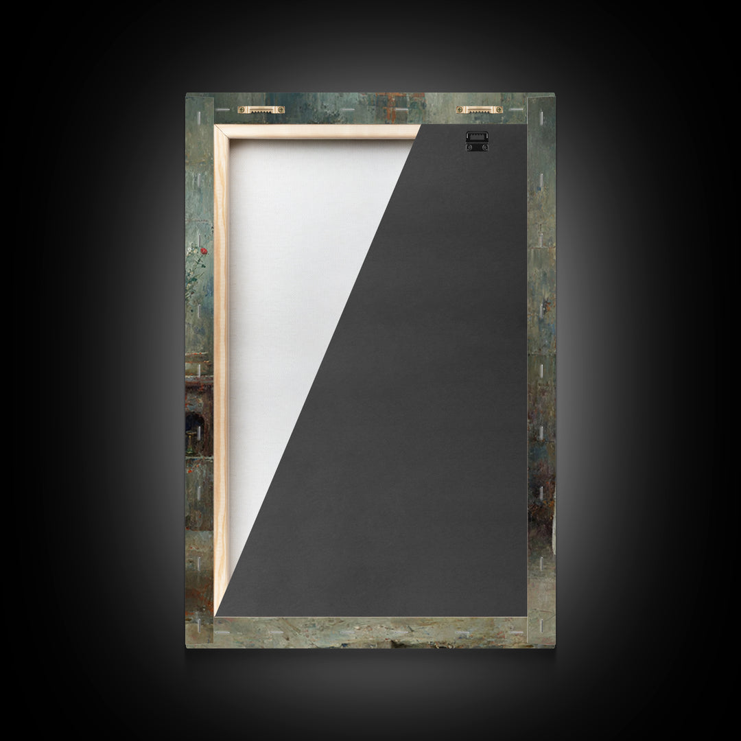 Table Of Grace | Framed Canvas Print | Christian Art Canvas | Christian Wall Art | Vintage Christian Art | Christian Art Gift