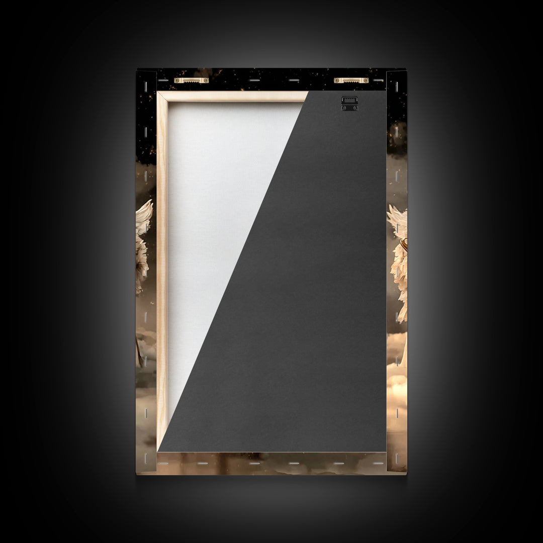 Heavenly Praise – Framed Canvas Print – Christian Wall Art – Christian Art Canvas – Angel Art – Christian Painting – Christian Decor For Ho