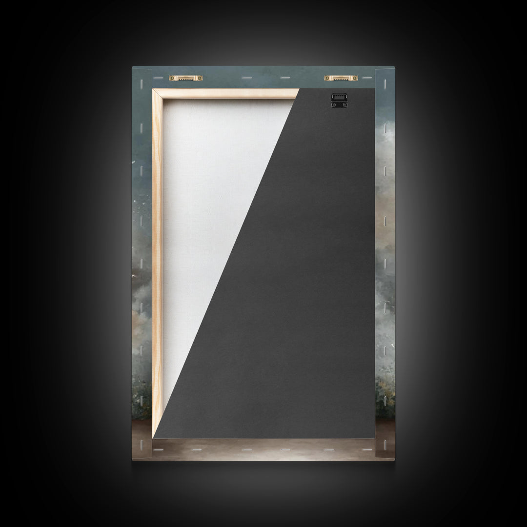 Blessed Meadow – Framed Canvas Print – Christian Wall Art – Christian Art Canvas – Pastoral Scenery – Modern Christian Painting – Christian