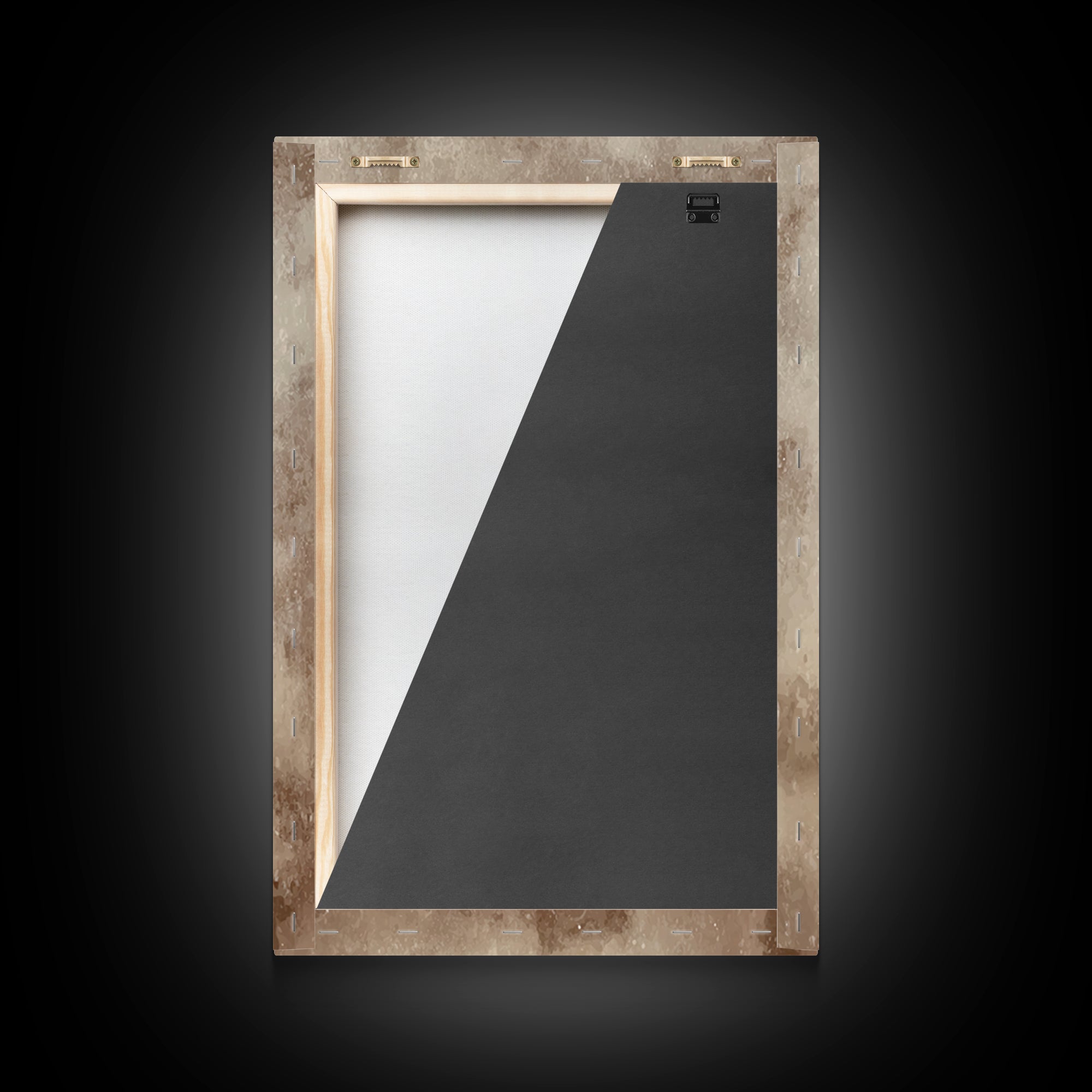 Silent Manger – Framed Canvas Print – Christian Wall Art – Christmas Art Prints – Christian Art Canvas – Moody Christmas Art