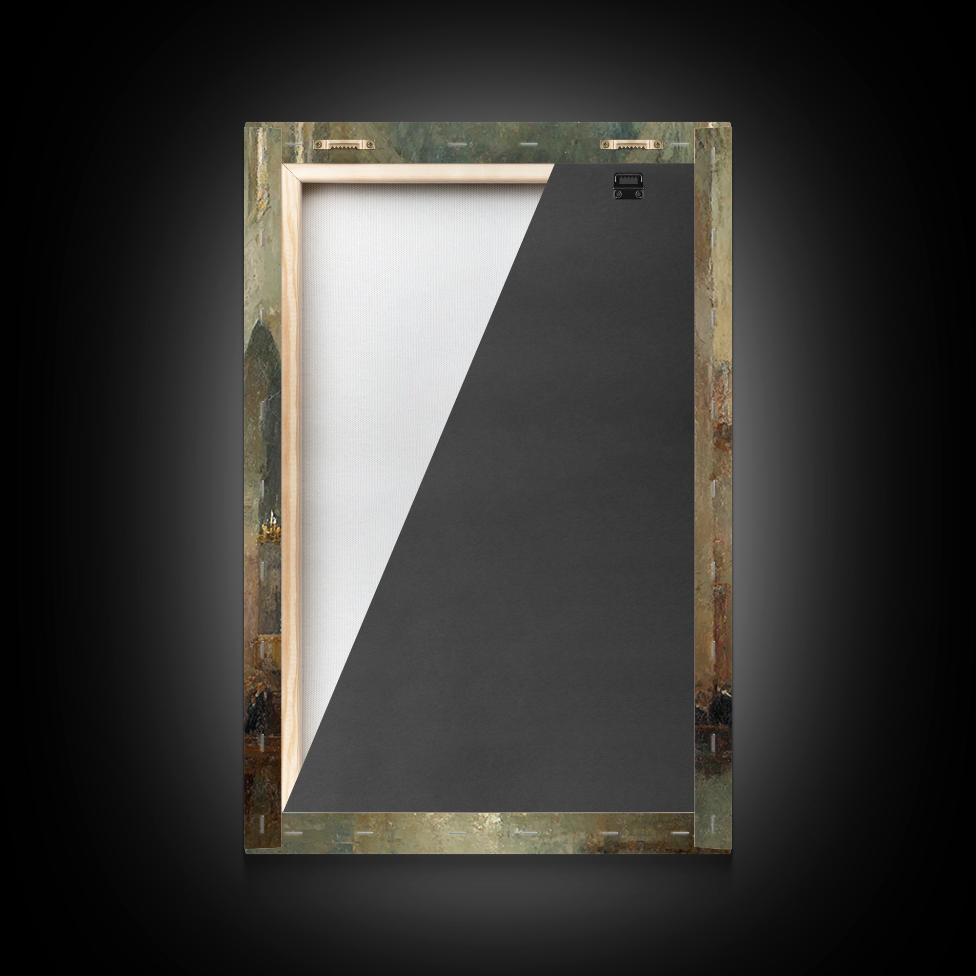 Light of Bethlehem – Framed Canvas Print – Christmas Art – Christian Decor – Christian Art Canvas – Christian Wall Art – Retro Christmas Ar