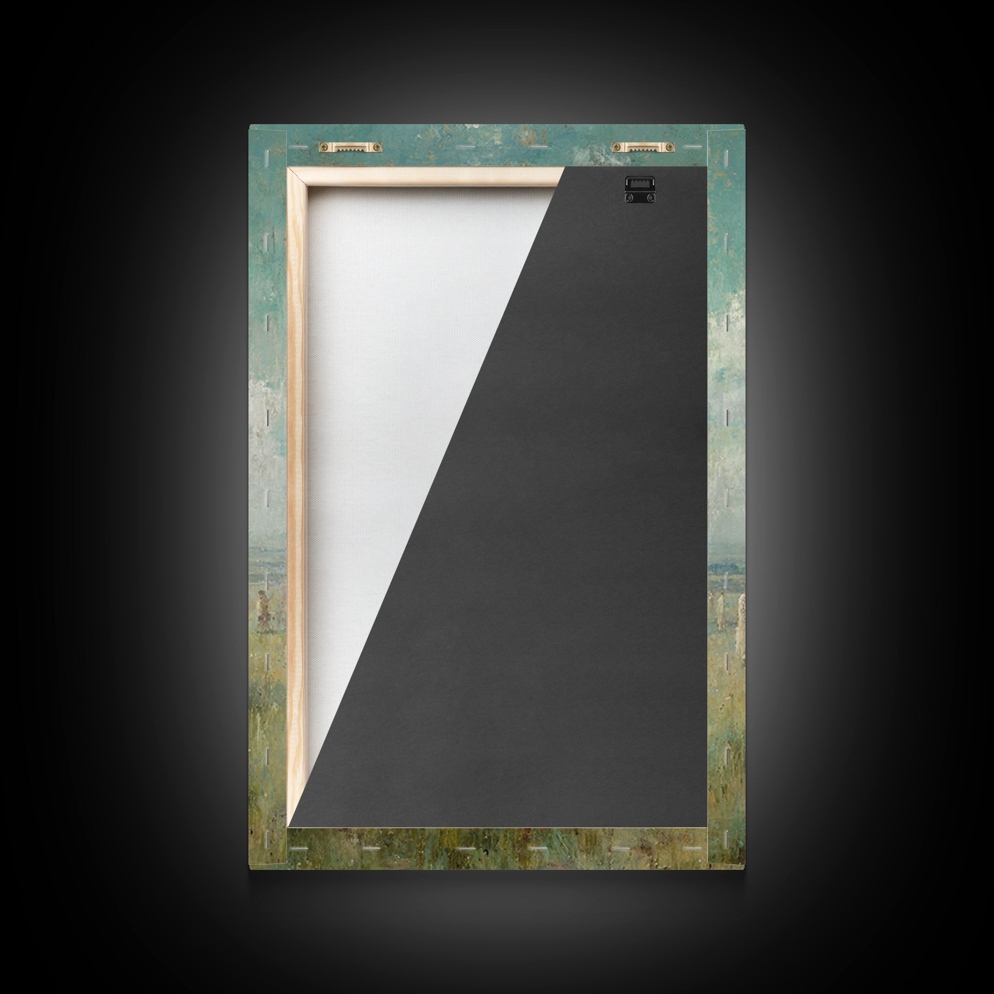 Fields Of Faith – Framed Canvas Print – Christian Wall Art – Christian Art Canvas – Jesus Painting – Christian Christmas Art – Subtle Chris