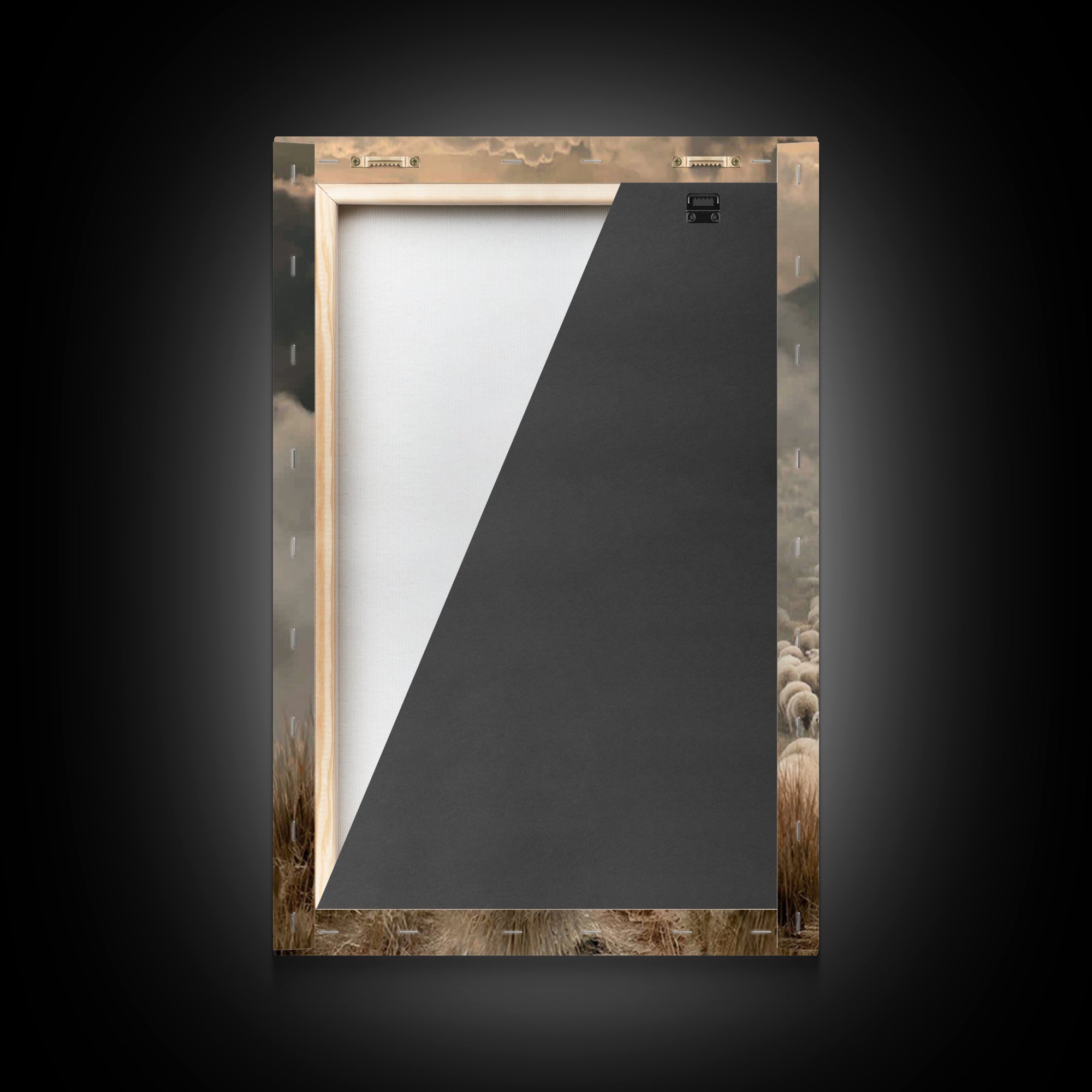 Shepherd’s Watch | Framed Canvas Print | Christian Art Canvas | Christian Wall Art | Jesus Painting | Moody Christian Art | Christian Decor