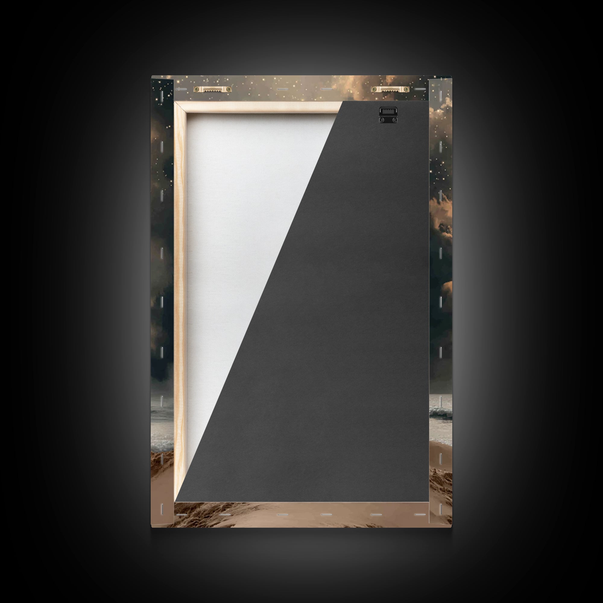 Desert Star Journey – Framed Canvas Print – Christian Wall Art – Christian Art Canvas – Christian Christmas Art – Jesus Painting – Christia