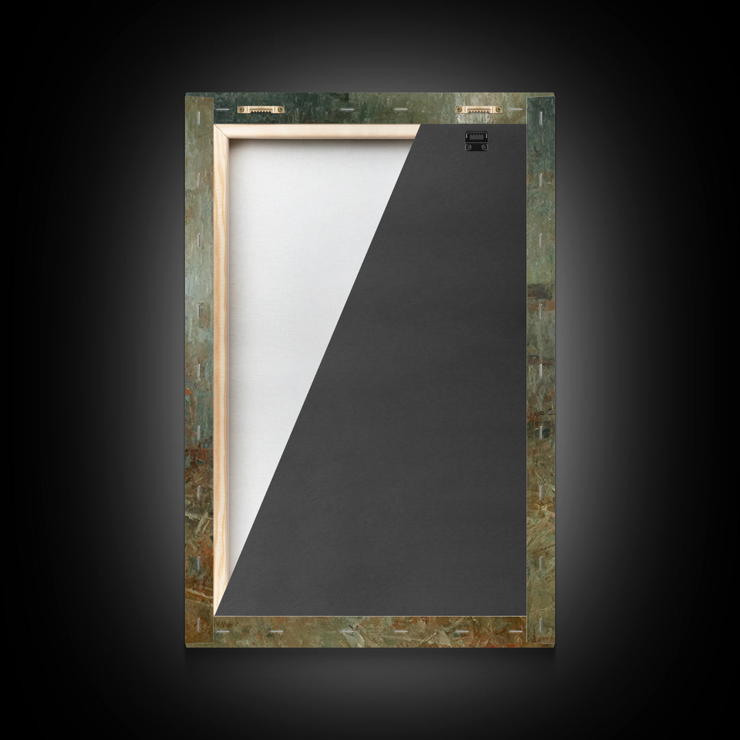 Humble Straw Rest – Framed Canvas Print – Christian Art Canvas – Christmas Wall Art – Jesus Painting – Vintage Christian Art – Christian De