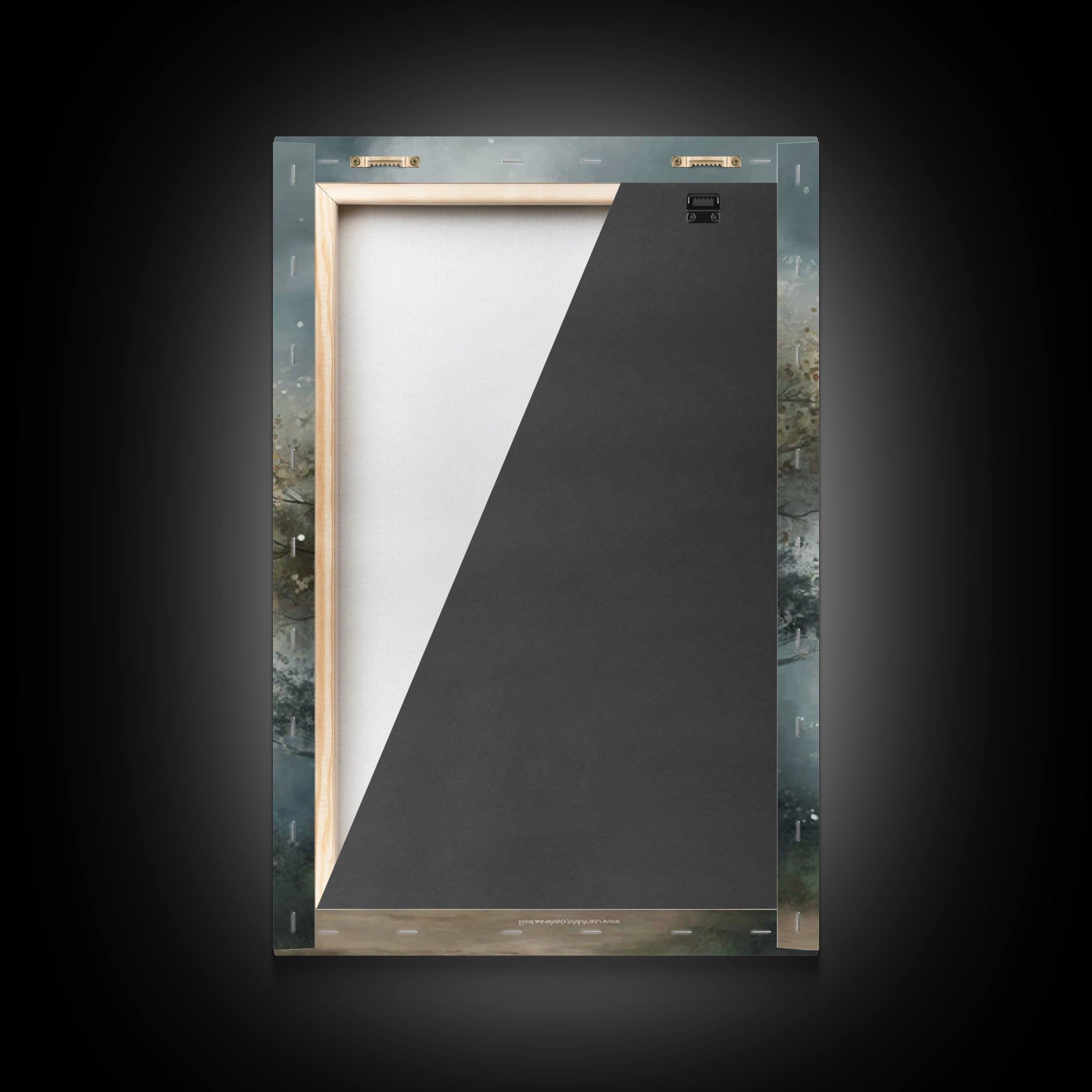 Heavenly Mist Escape, Framed Canvas Print, Christian Art Canvas, Christian Wall Art, Modern Christian Art, Subtle Christian Art, Christmas