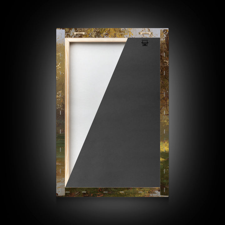 Spring Meadow Grace – Framed Canvas Print – Christian Wall Art – Christian Art Canvas – Pastoral Scenery – Christian Painting – Unique Chri