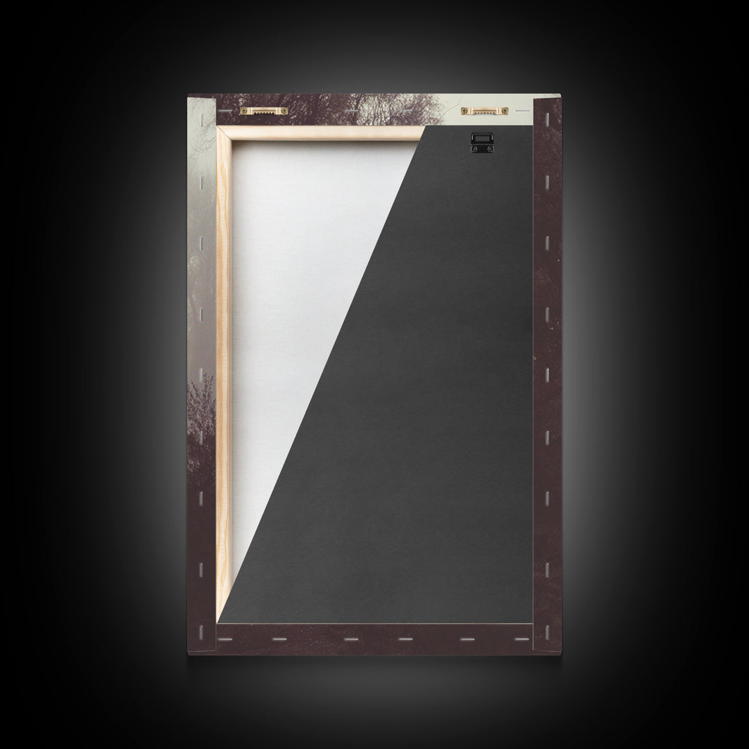 Silent Dawn – Framed Canvas Print – Moody Christian Art – Christian Art Canvas – Christian Wall Art – Jesus Painting – Christian Decoration