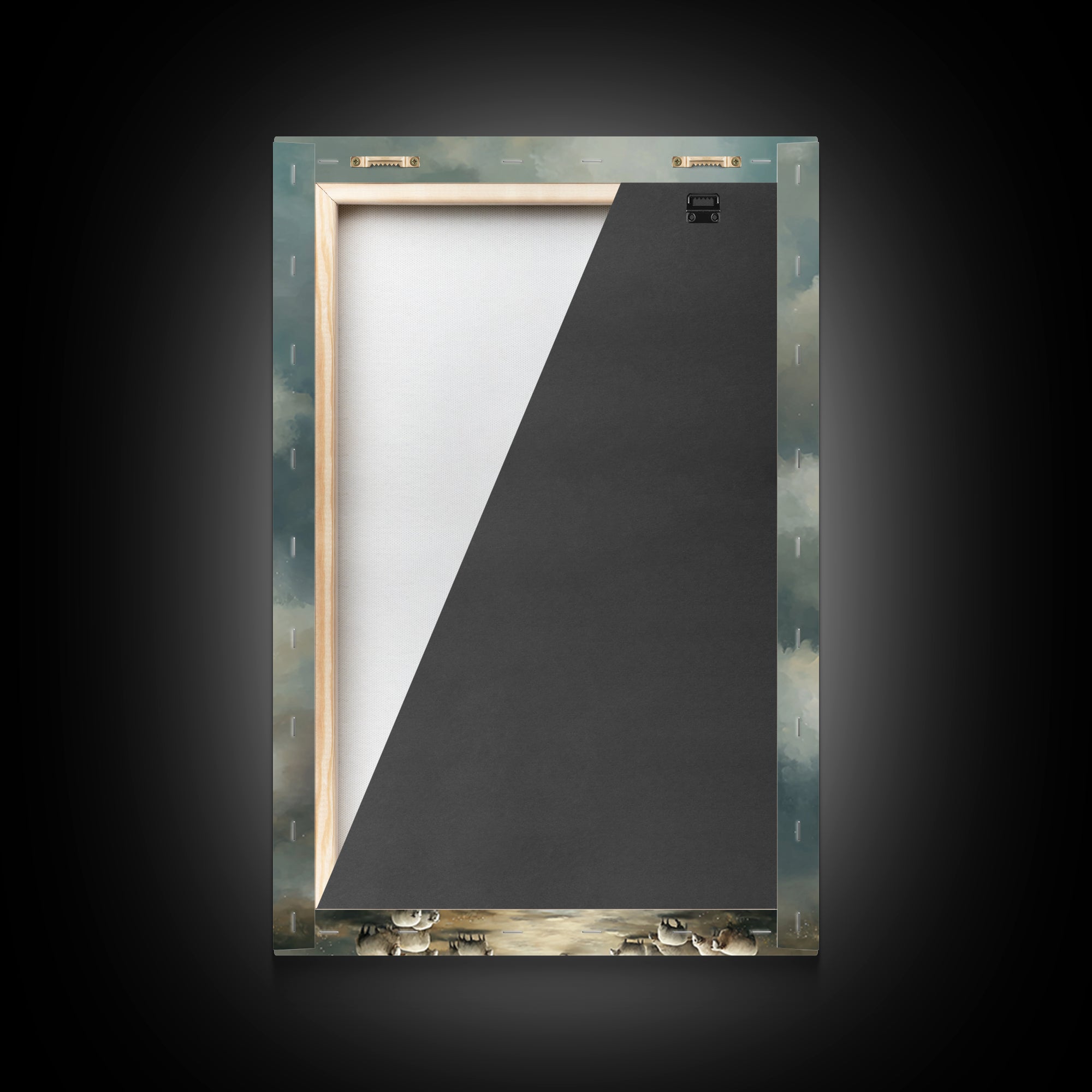 Clouds Of Promise – Framed Canvas Print – Christian Art Canvas – Christian Wall Art – Large Christian Art – Subtle Christian Art – Christia