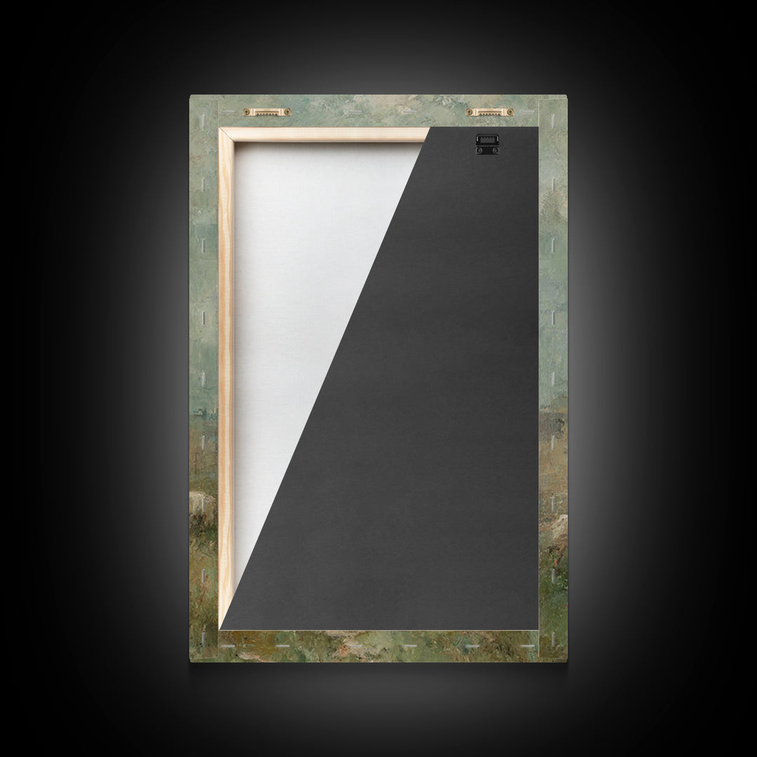 Radiant Shepherd – Framed Canvas Print – Jesus Painting – Christian Wall Art – Christian Art Canvas – Christian Christmas Art – Large Chris