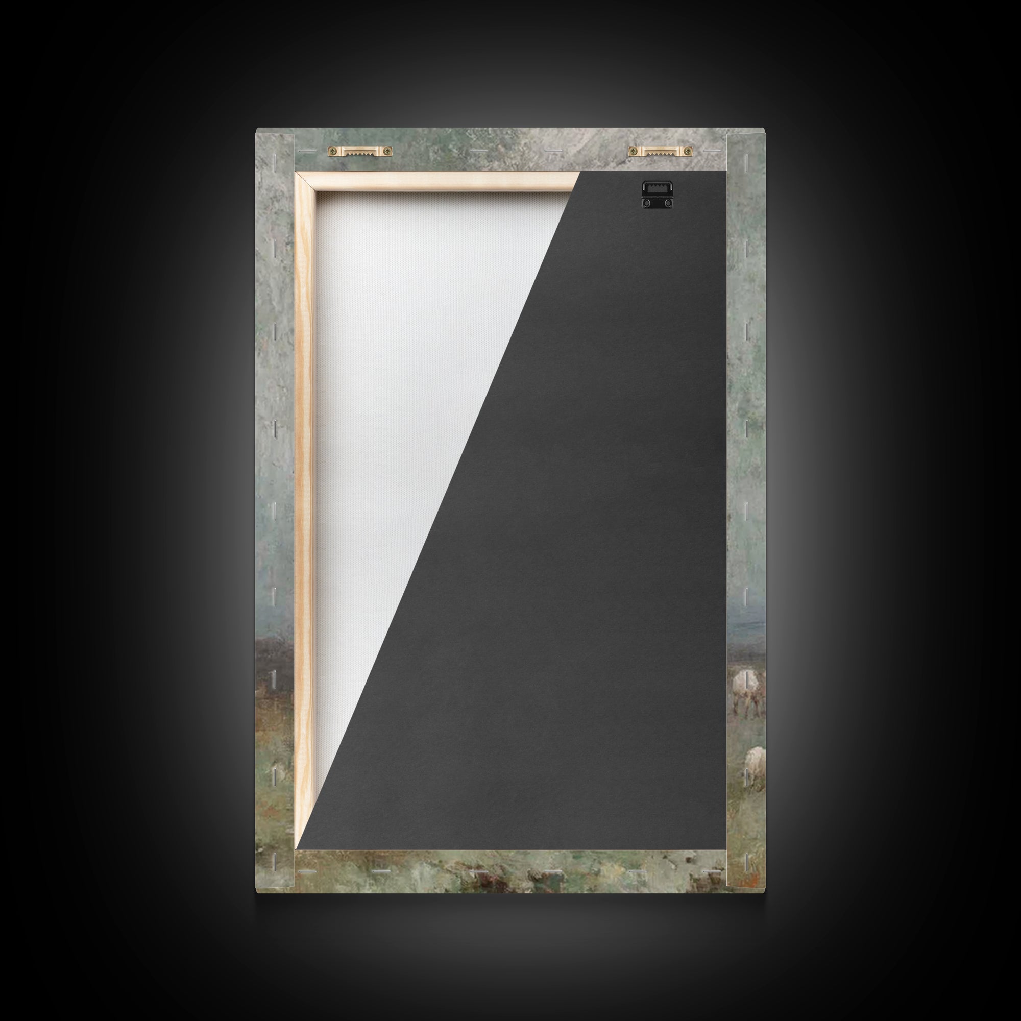 Heaven’s Whisper – Framed Canvas Print – Christian Art – Christian Art Canvas – Moody Christian Art – Christian Wall Art – Christmas Art Pr