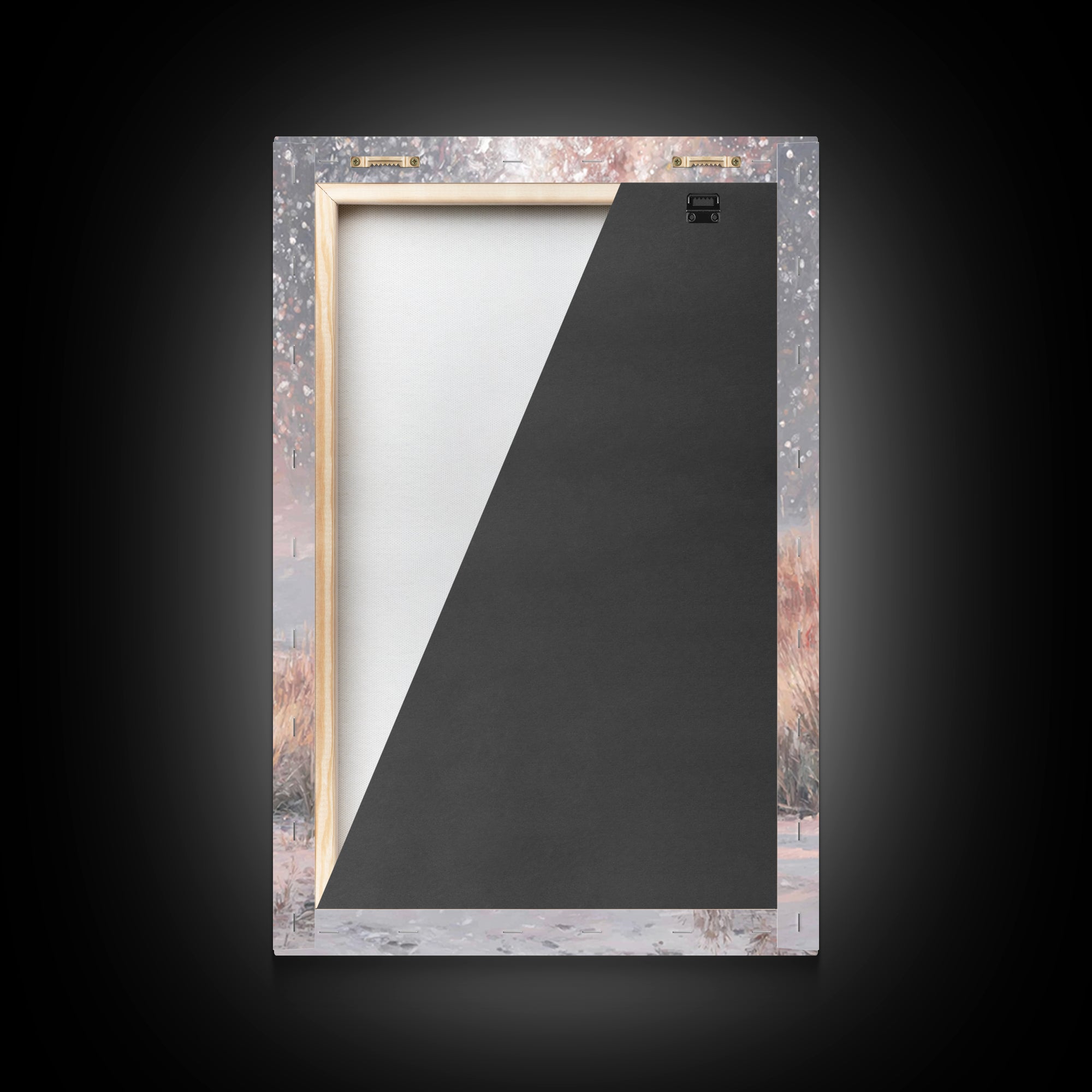 Grace In Stillness – Framed Canvas Print – Christian Christmas Art – Christian Wall Art – Christian Art Canvas – Minimalist Christian Art –