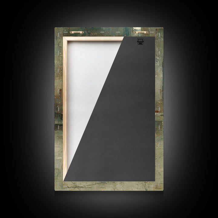 Sanctuary Light – Framed Canvas Print – Christian Art Canvas – Christian Wall Art – Moody Christian Art – Christian Paintings – Vintage Chr