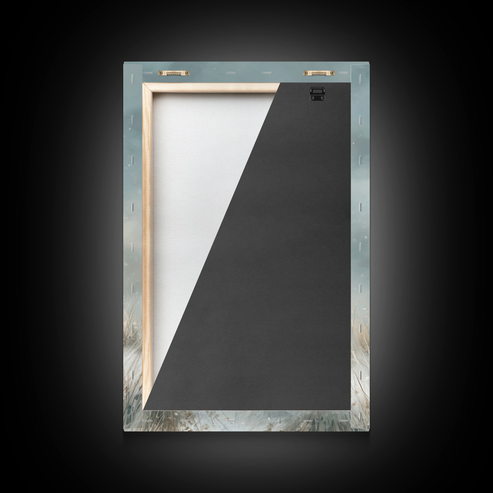 Radiant Salvation – Framed Canvas Print – Christian Wall Art – Christian Art Canvas – Christmas Art – Moody Christmas Art – Christian Gift