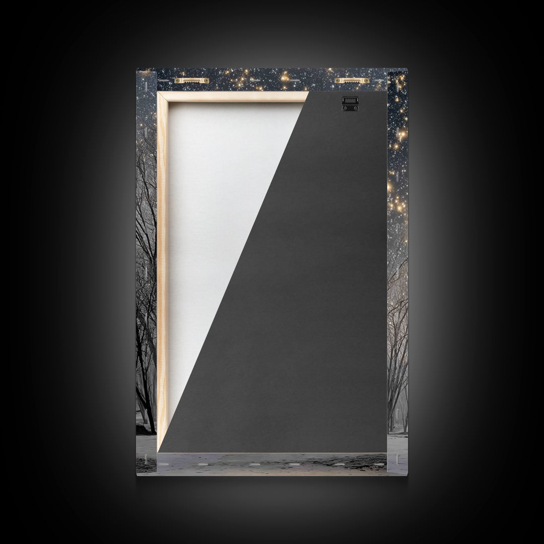 Starborn Nativity – Framed Canvas Print – Christian Christmas Art – Christmas Wall Art – Christmas Art Prints – Christian Art Canvas – Fram
