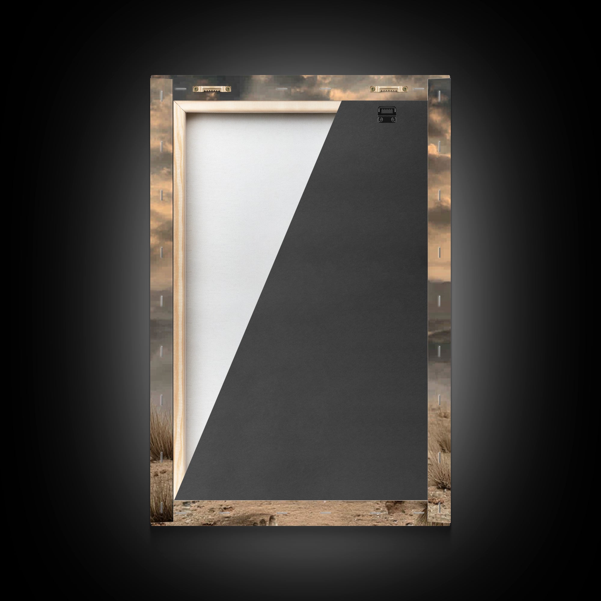 Desert Shepherd Light | Framed Canvas Print | Christian Wall Art | Christian Art Canvas | Jesus Painting | Christian Gift Ideas | Vintage C