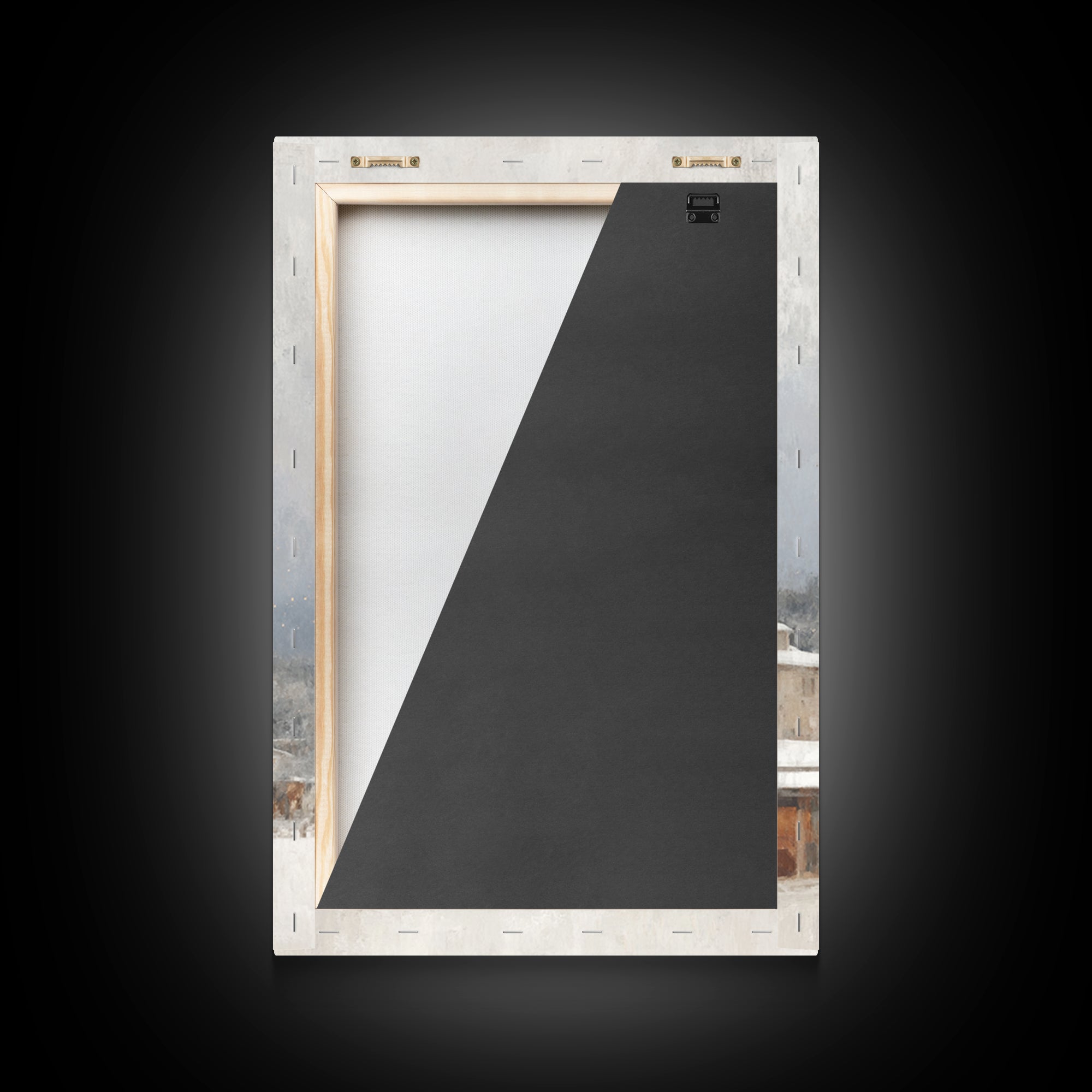 Heavenly Watcher – Framed Canvas Print – Christian Art Canvas – Christian Christmas Art – Christian Art Print – Minimalist Christian Art –