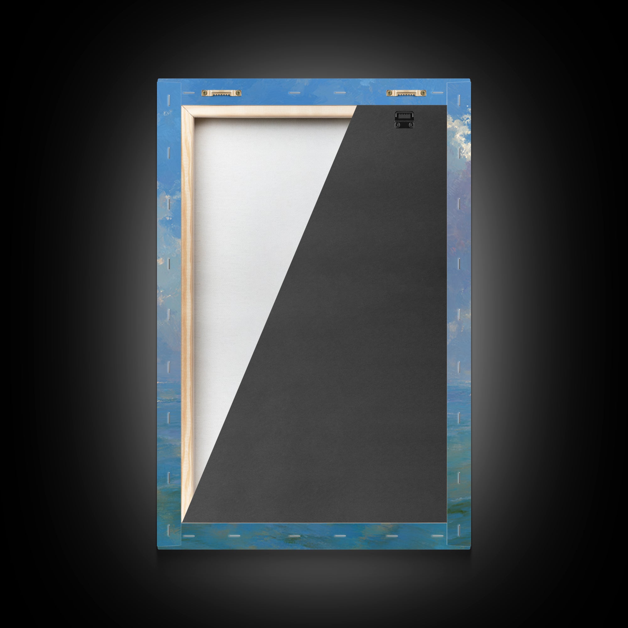 Heaven’s Open Light – Framed Canvas Print – Christian Wall Art – Jesus Painting – Christian Art Canvas – Modern Christian Art – Christian G