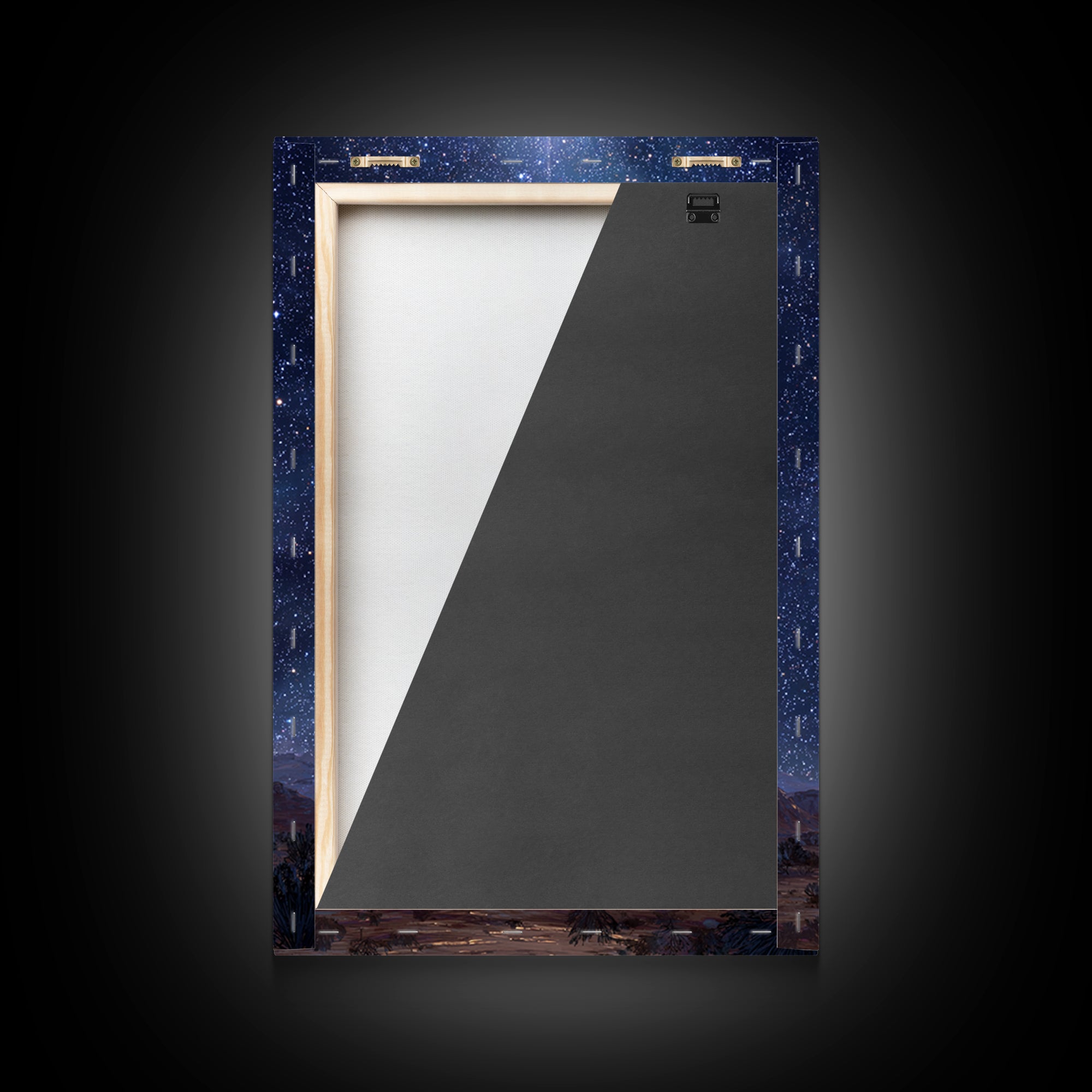 Star Of The Night | Framed Canvas Print | Christmas Wall Art | Christian Art Canvas | Christian Christmas Art | Moody Christmas Art | Chris