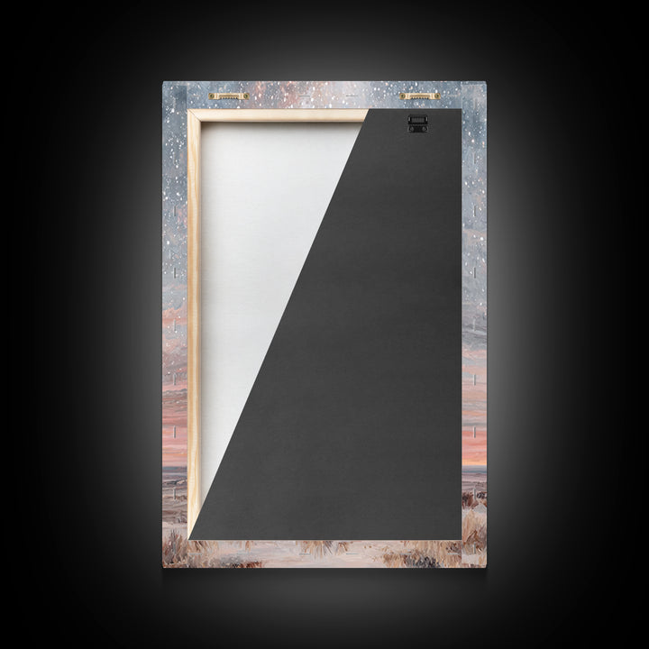 Dawn Star Promise – Framed Canvas Print – Christmas Art Prints – Christian Wall Art – Christian Christmas Art – Christian Art Canvas – Mode