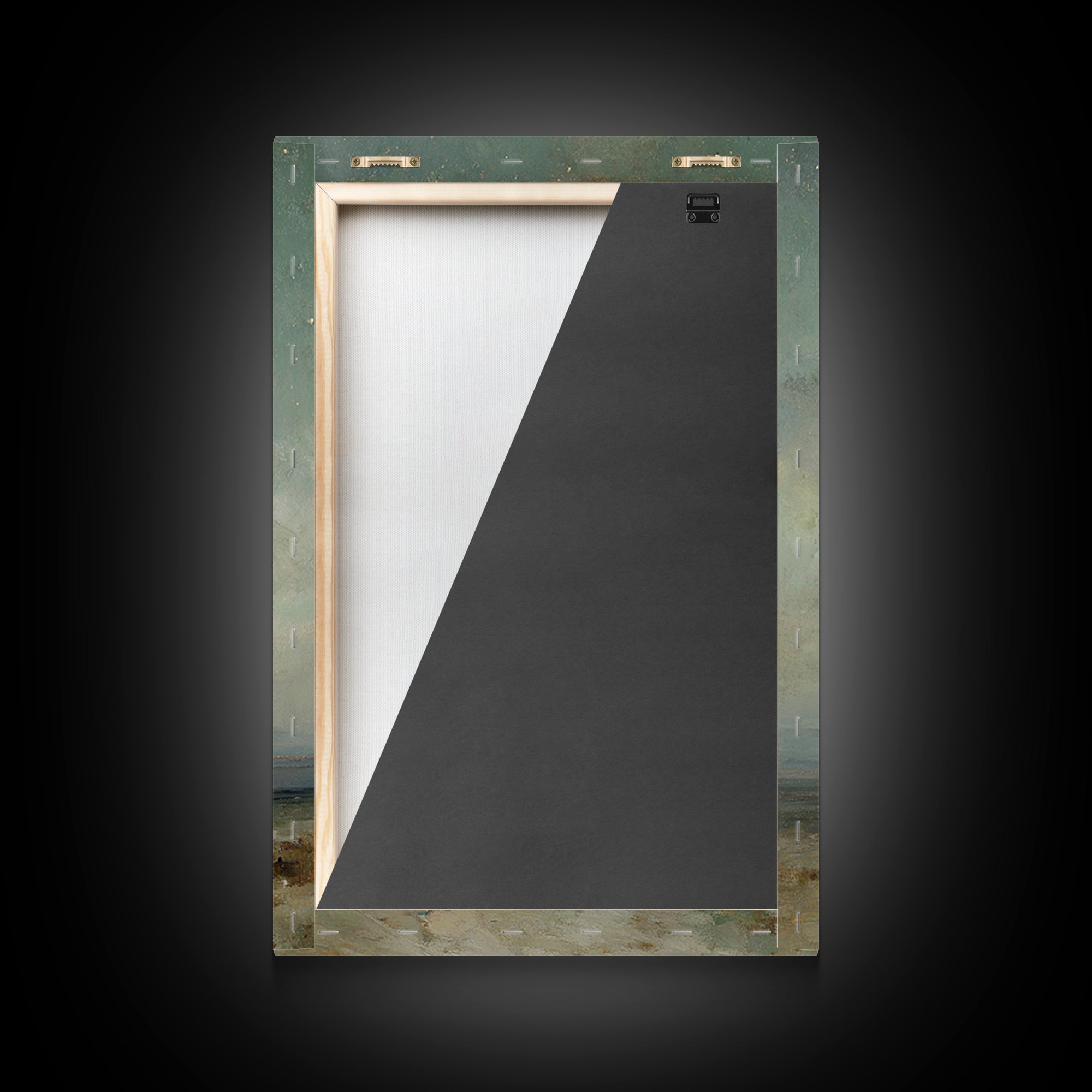Heavenly Night Signal, Framed Canvas Print, Christian Art Canvas, Christmas Wall Art, Christian Christmas Art, Christmas Art Prints, Moody
