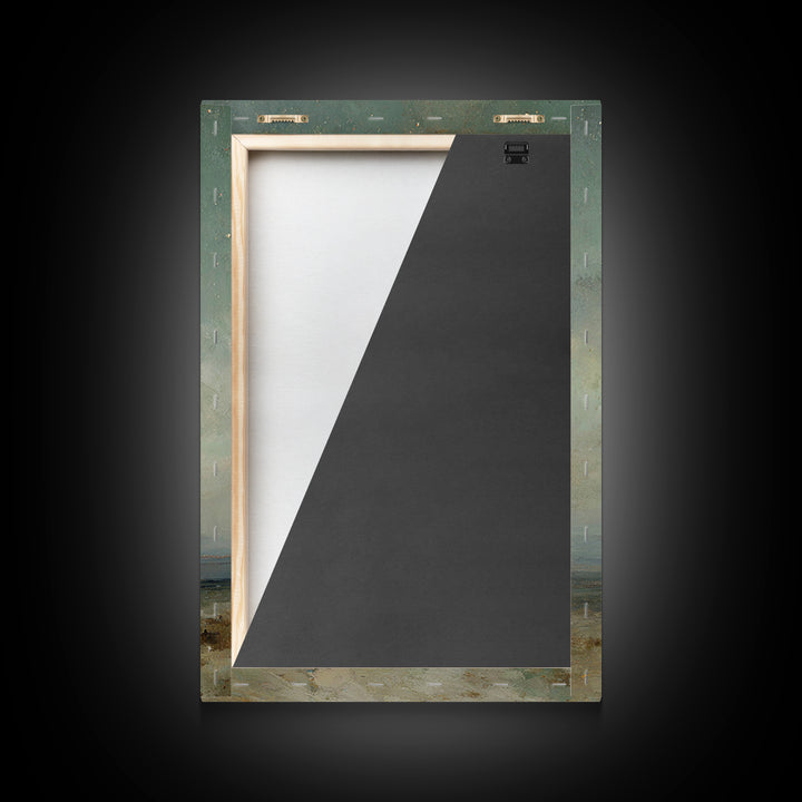 Heavenly Night Signal, Framed Canvas Print, Christian Art Canvas, Christmas Wall Art, Christian Christmas Art, Christmas Art Prints, Moody