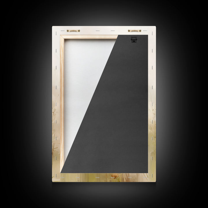 Gentle Crosslight – Framed Canvas Print – Christian Wall Art – Christian Art Canvas – Minimalist Christian Art – Christian Painting