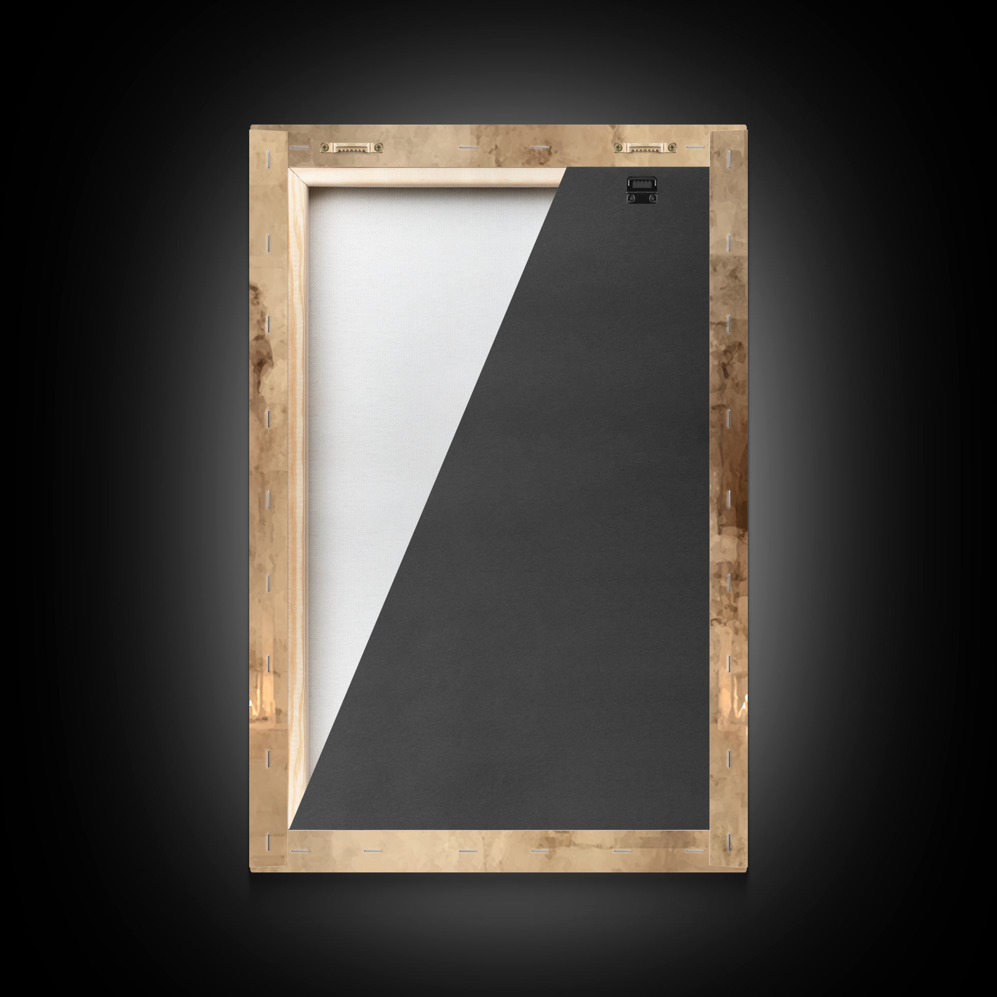 Silent Cloister Haze – Framed Canvas Print – Christian Wall Art – Minimalist Christian Art – Subtle Christian Art – Christian Painting – Ch