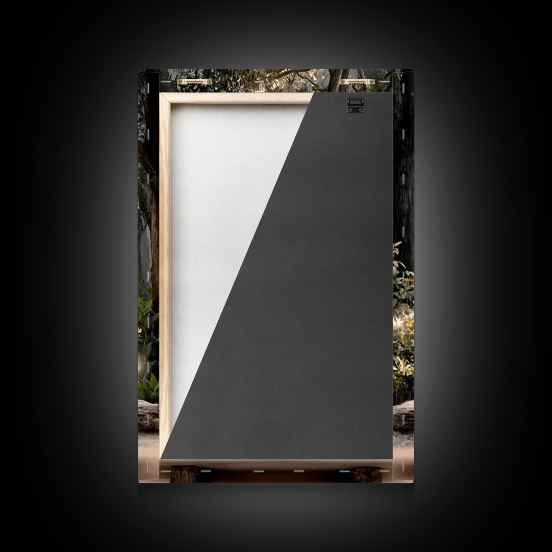 Forest Of The Word – Framed Canvas Print – Christian Wall Art – Christian Art Canvas – Christian Gift – Subtle Christian Art
