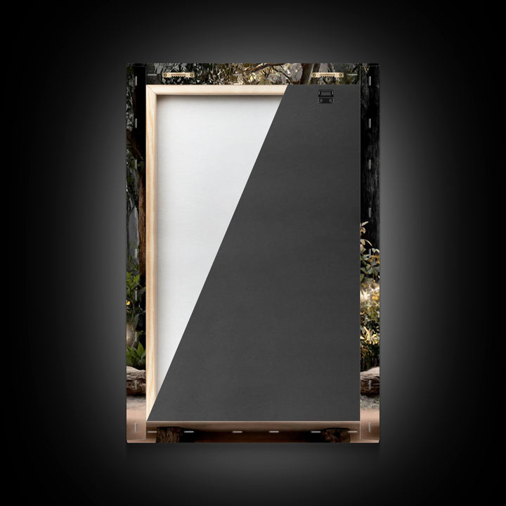 Forest Of The Word – Framed Canvas Print – Christian Wall Art – Christian Art Canvas – Christian Gift – Subtle Christian Art