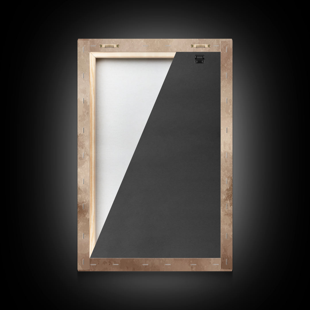 Silent Manger Light – Framed Canvas Print – Christian Christmas Art – Christian Art Canvas – Subtle Christian Art – Christmas Wall Art – Ch