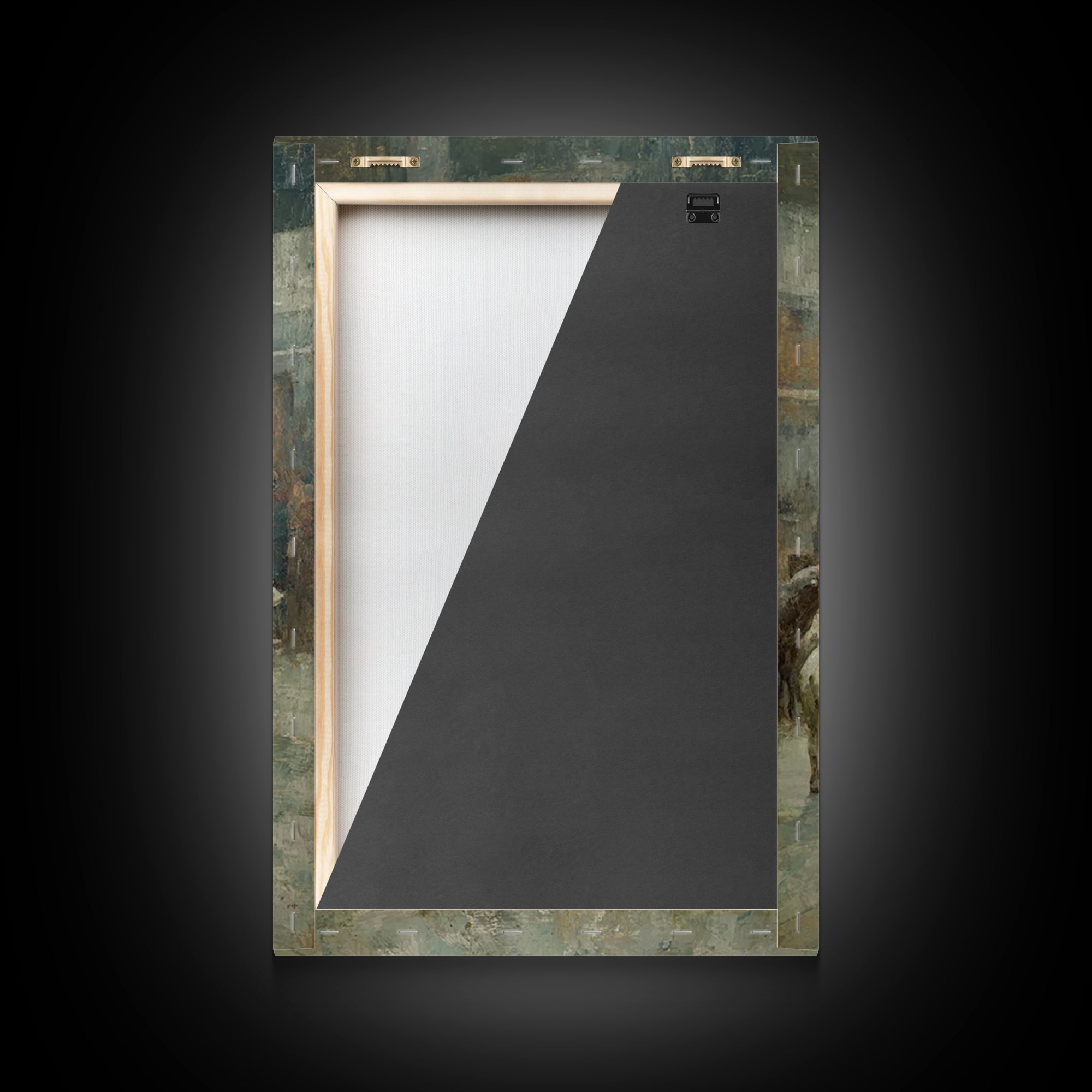 Humble Stable Grace – Framed Canvas Print – Christian Art Print – Christmas Wall Art – Jesus Christmas Art – Vintage Christian Art – Christ