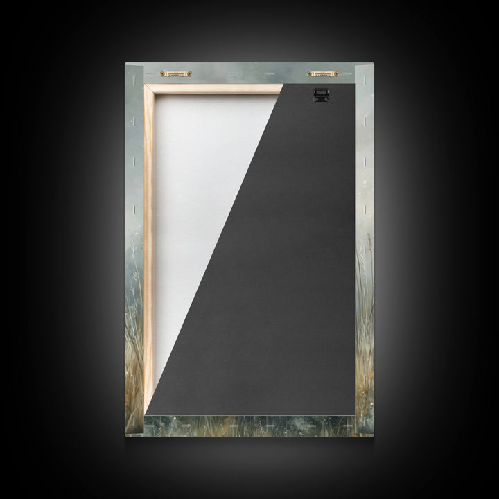 Gentle Shepherd Light – Framed Canvas Print – Jesus Painting – Christian Art Print – Christian Decor – Christian Wall Art – Minimalist Chri