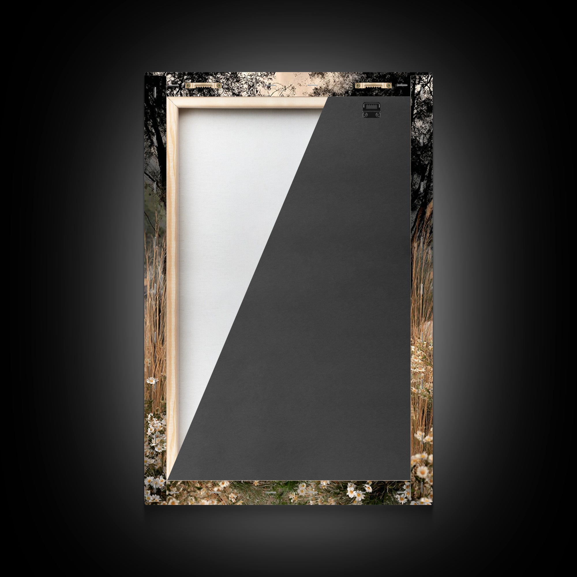 Evening Shepherd Glow – Framed Canvas Print – Christian Art Canvas – Christian Wall Art – Large Jesus Painting – Christian Decor – Modern C